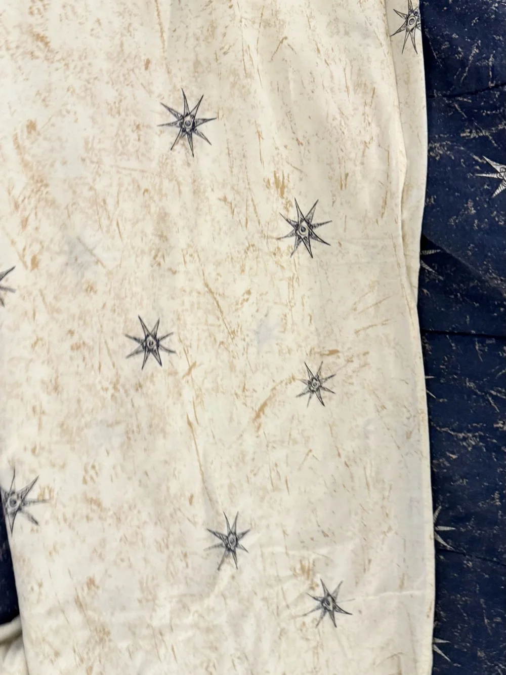 Y2K Vintage 90s Celestial Sun & Moon Navy Comforter Set